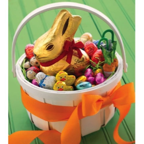 Lindt Easter Chocolate Bunny Basket